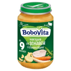 BoboVita, warzywa ze schabem i kluseczkami, 9 m+, 190 g