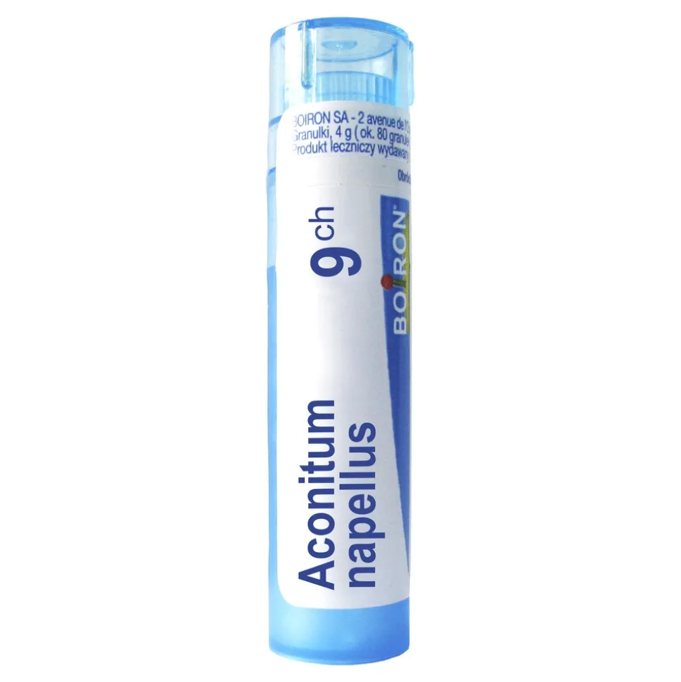 Boiron Aconitum napellus, 9 CH, granulki, 4 g
