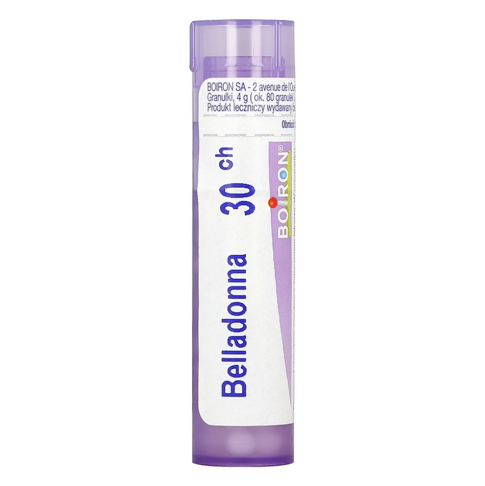 Boiron Belladonna, 30 CH, granulki, 4 g