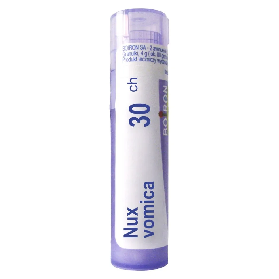 Boiron Nux vomica, 30 CH, granulki, 4 g