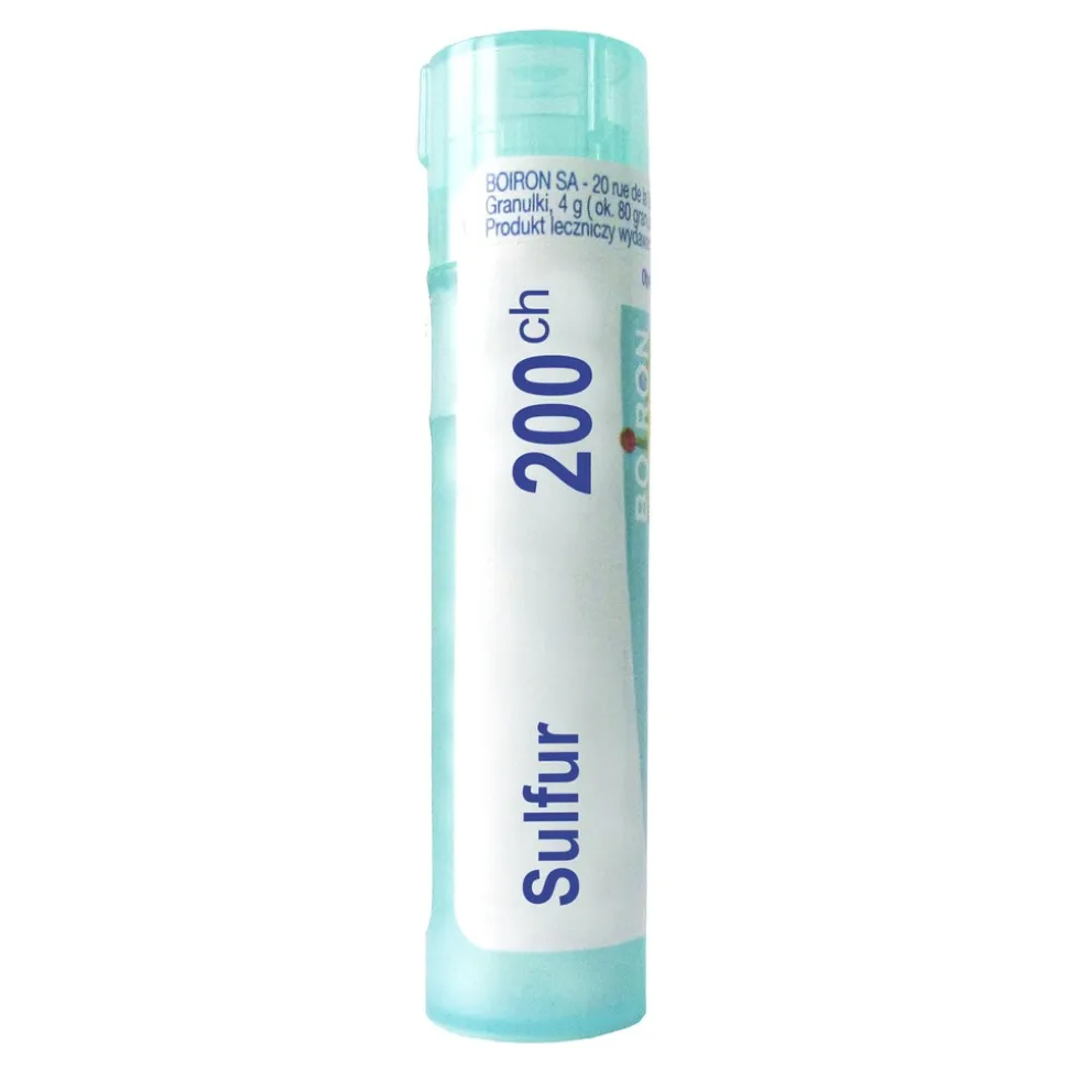 Boiron Sulfur, 200 CH, granulki, 4 g