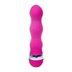 Boss of Toys, wibrator-Mini Wand, pink wavy, 1 szt.