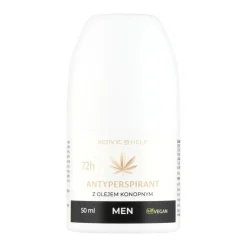 Botanic Help Men, antyperspirant z olejem konopnym 48H, 50 ml
