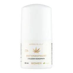 Botanic Help Women, antyperspirant z olejem konopnym 72H, 50 ml
