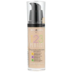 Bourjois 1, 2, 3 Perfect, podkład do twarzy o średnim kryciu, 51 Light Vanilla, 30 ml