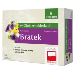 Bratek, tabletki powlekane, 90 szt.