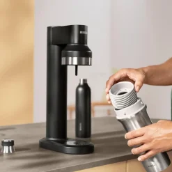 Brita, sodaTrio, butelka ze stali nierdzewnej 0,9l, biała, 1 szt.