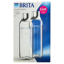 Brita sodaTrio, zestaw butelek szklanych do saturatora, 2 szt.