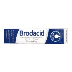 Brodacid, (50,4 mg + 100 mg)/g, płyn na skórę, 8 g