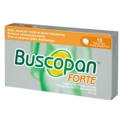 Buscopan Forte, 20 mg, tabletki powlekane, 10 szt.