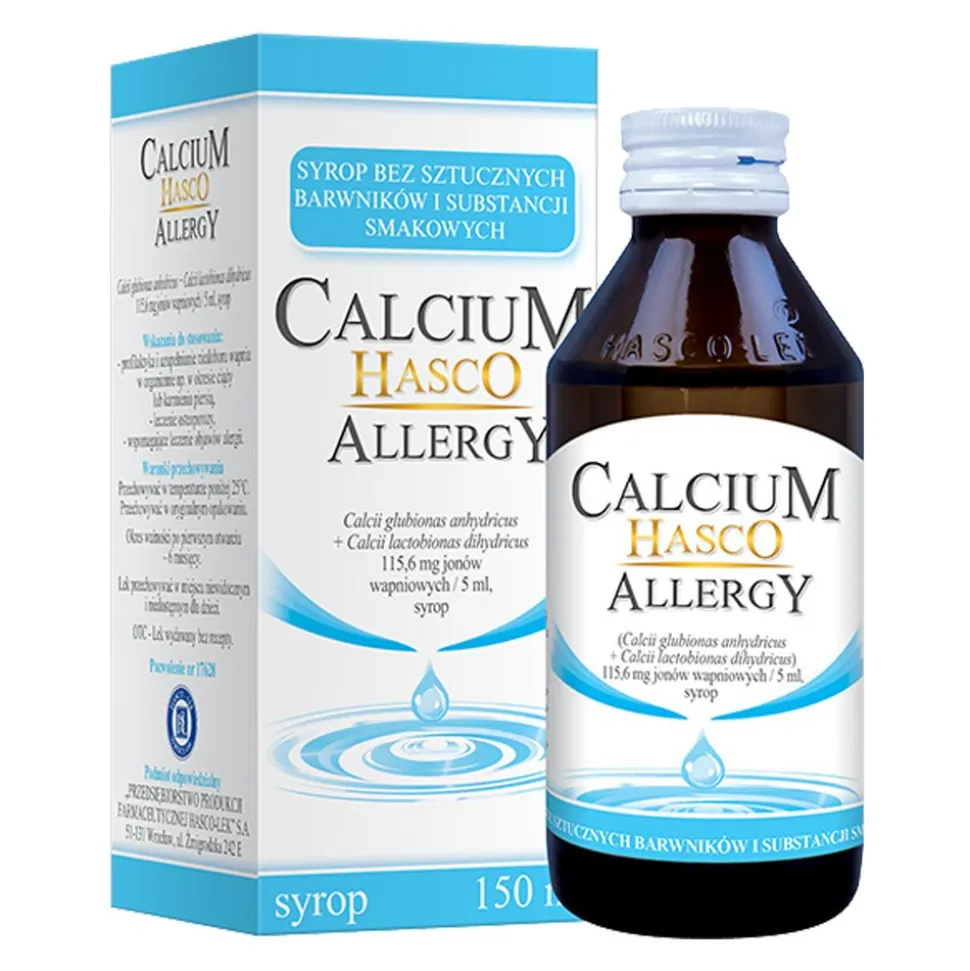 Calcium Hasco Allergy, syrop, 150 ml