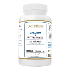 Calcium + Witamina D3, kapsułki, 120 szt.