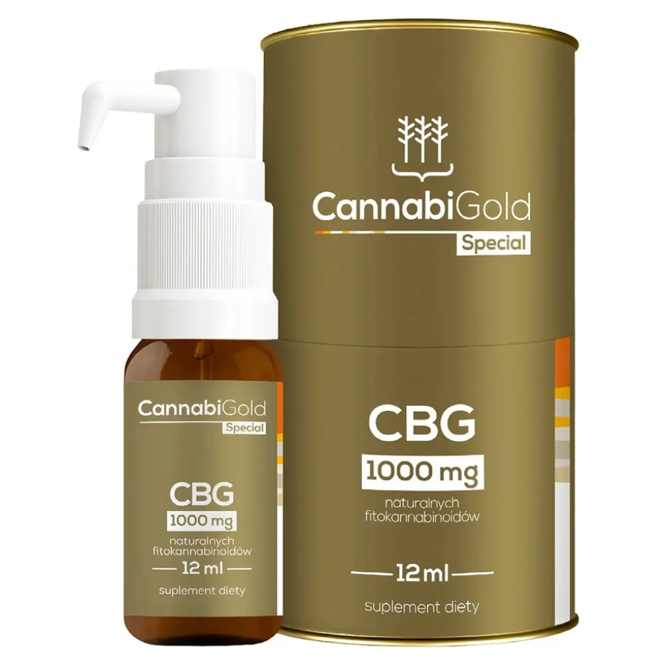 CannabiGold Special CBG 1000 mg, olej, 12 ml
