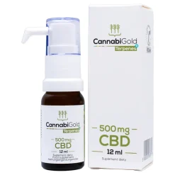 CannabiGold Terpenes+, 500 mg CB, krople, 12 ml