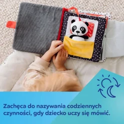 Canpol Babies BabiesBoo Panda, sensoryczna książeczka manipulacyjna, 1 szt.