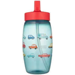Canpol Babies, bidon ze składanym ustnikiem Samochody, 400 ml, 1 szt.