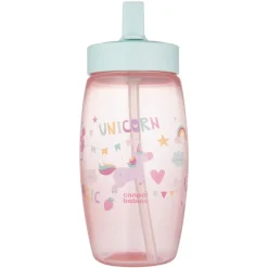 Canpol Babies, bidon ze składanym ustnikiem Jednorożce, 400 ml, 1 szt.