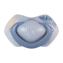 Canpol Babies Gold, smoczek silikonowy Light touch, symetryczny 0-6 m, niebieski, 2 szt.