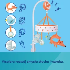Canpol Babies, karuzela z pozytywką nad łóżeczko FOX, 1 szt.