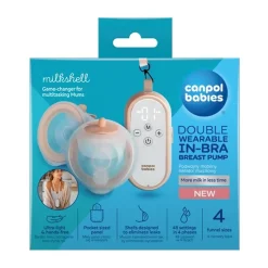 Canpol Babies MilkShell, podwójny mobilny laktator muszlowy, 1 szt.