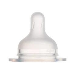 Canpol Babies, smoczek silikonowy do butelki S-Shape S (mini), 0 m+, 2 szt.