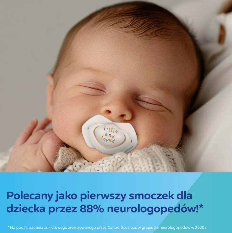 Canpol Babies, smoczek silikonowy 18m+ symetryczny Dogs, 2 szt.