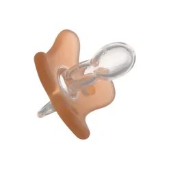 Canpol Babies, smoczek uspokajający 100% silikonowy symetryczny, 0-6 m, pomarańczowy, 1 szt.