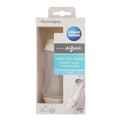 Canpol Babies S-Shape by Difrax, butelka antykolkowa szeroka PP, 200 ml