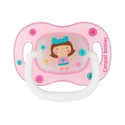 Canpol Babies Toys, smoczek uspokajający silikonowy symetryczny, 18 m+, 1 szt.