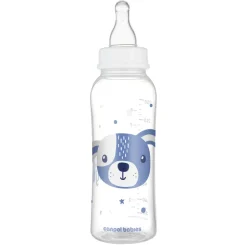 Canpol, butelka dekorowana "Wesołe zwierzaki", 250 ml