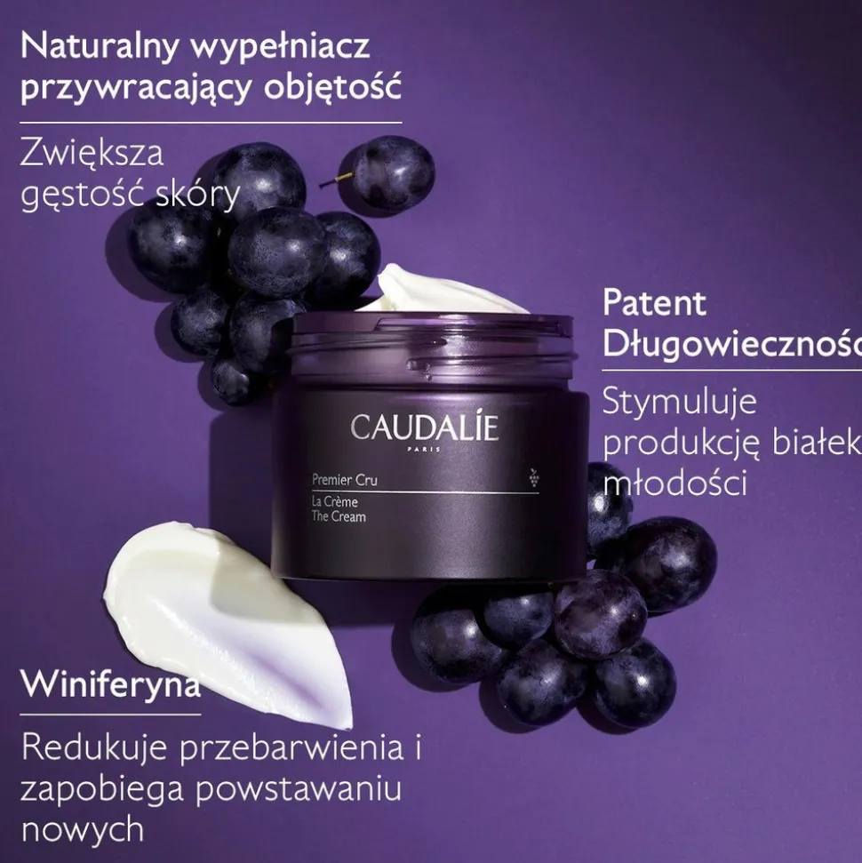 Caudalie Premier Cru, krem anti-age, refill, 50 ml