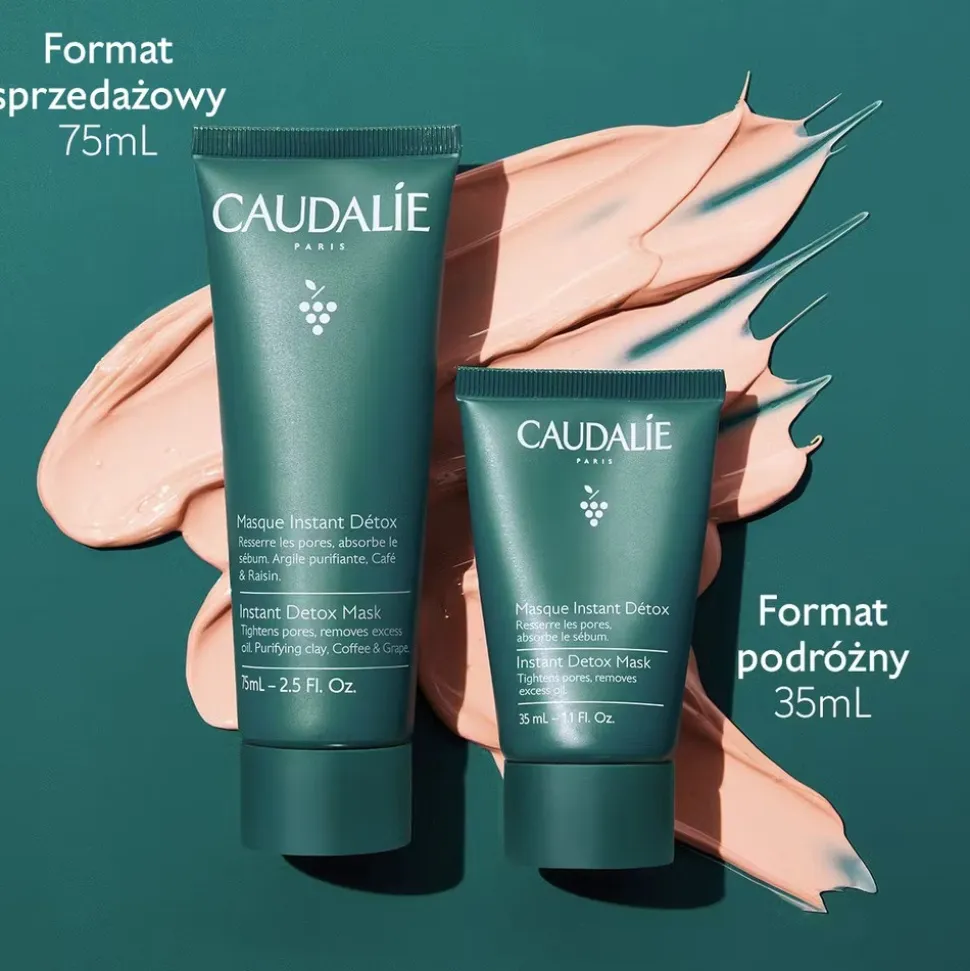 Caudalie Vinoclean, maseczka detoksykująca instant, 75 ml