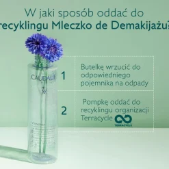 Caudalie Vinoclean, migdałowe mleczko do demakijażu, 400 ml