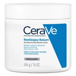 CeraVe, balsam nawilżający do ciała i twarzy dla skóry suchej i bardzo suchej, 454 g