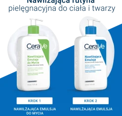 CeraVe, nawilżająca emulsja dla skóry suchej i bardzo suchej, 473 ml