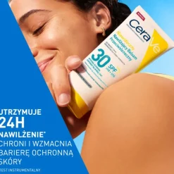 CeraVe, niewidoczny, nawilżający balsam przeciwsłoneczny SPF30, 75 ml