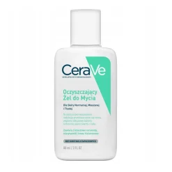 CeraVe, oczyszczający żel do mycia z ceramidami dla skóry normalnej i tłustej, 88 ml