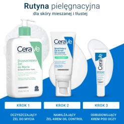 CeraVe Oil Control, nawilżający żel-krem, 52 ml