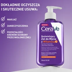 CeraVe, rozświetlający żel do mycia z witaminą C, 236 ml