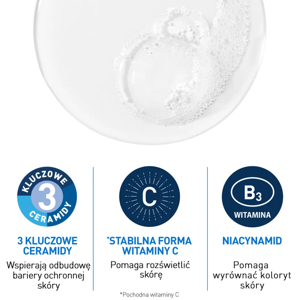 CeraVe, rozświetlający żel do mycia z witaminą C, 236 ml