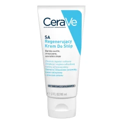 CeraVe SA, regenerujący krem do stóp z ceramidami do skóry bardzo suchej, 88 ml