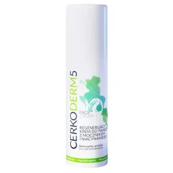 Cerkoderm5, regenerujący krem do twarzy z mocznikiem, 50 ml