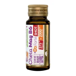 Chela-Mag B6+D3 Forte Shot, płyn, smak wiśniowy, 25 ml