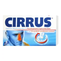 Cirrus Duo (Cirrus), 5 mg+120 mg, tabletki o przedłużonym uwalnianiu, 6 szt.