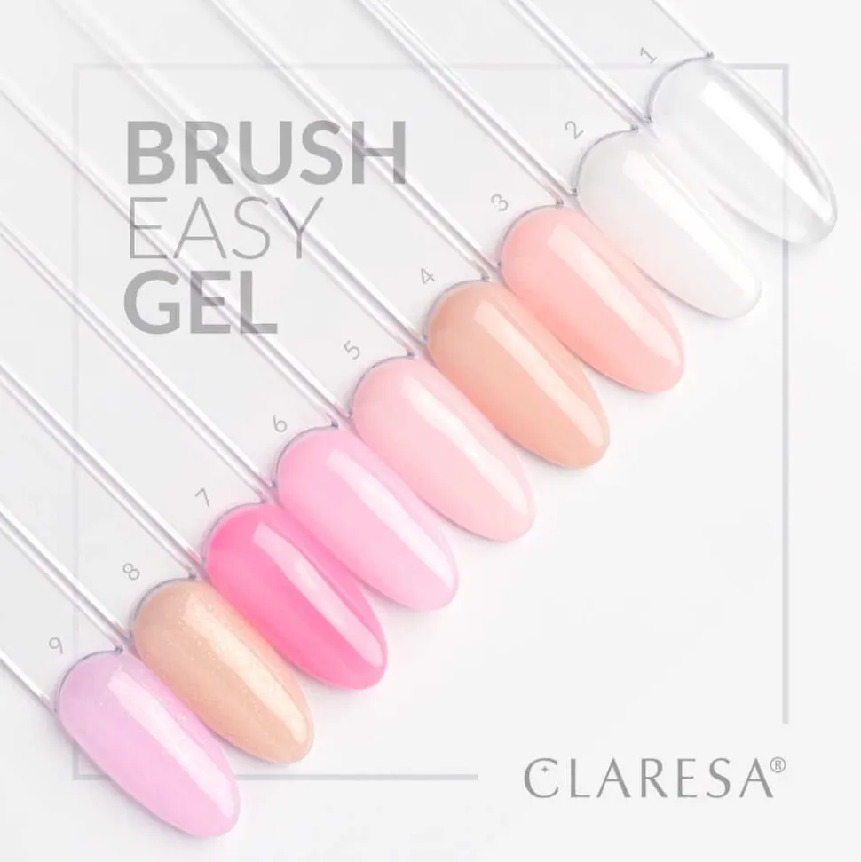Claresa Brush Easy Gel 5, żel do paznokci, 5 g