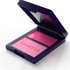 Claresa Duo Palette Creamy & Pressed, kremowo-pudrowa paleta różów do konturowania, 01 Awesome Blossom, 8,5 g