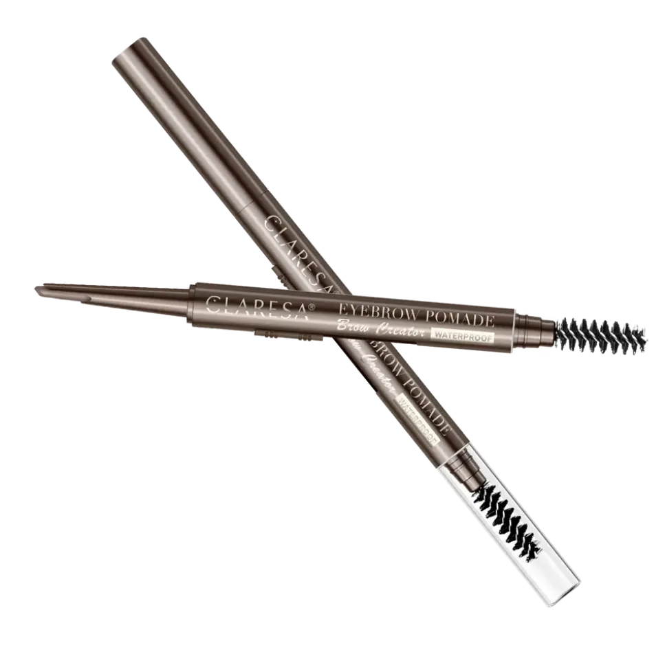 Claresa Eyebrow Pomade Pencil Brow Creator, pomada do brwi w kredce, 03 Graphite Brown, 0,17 g
