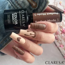 Claresa, lakier hybrydowy, Perfect Nude 3, 5 g