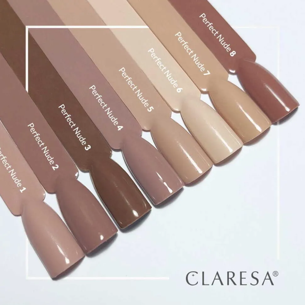 Claresa, lakier hybrydowy, Perfect Nude 3, 5 g
