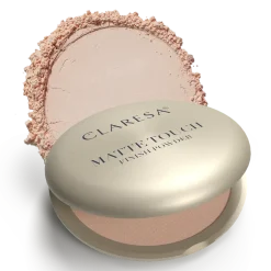 Claresa Matte Touch Finish Powder, matujący prasowany puder wykończeniowy, 01, 10 g